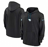 Men's Jacksonville Jaguars Black Performance Pullover Hoodie,baseball caps,new era cap wholesale,wholesale hats