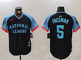 Men's Los Angeles Dodgers #5 Freddie Freeman Navy 2024 All Star Limited Stitched Jersey,baseball caps,new era cap wholesale,wholesale hats