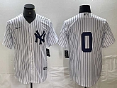 Men's New York Yankees #0 Marcus Stroman No Name White Cool Base Stitched Jersey,baseball caps,new era cap wholesale,wholesale hats