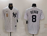 Men's New York Yankees #8 Yogi Berra White Stitched Nike Cool Base Throwback Jerseys,baseball caps,new era cap wholesale,wholesale hats