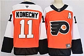 Men's Philadelphia Flyers #11 Travis Konecny Orange 2024 Stitched Jersey,baseball caps,new era cap wholesale,wholesale hats