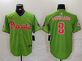 Men's Philadelphia Phillies #8 Nick Castellanos Green With Patch Stitched Cool Base Nike Jersey,baseball caps,new era cap wholesale,wholesale hats