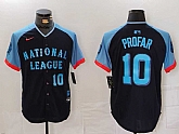 Men's San Diego Padres #10 Jurickson Profar Number Navy 2024 All Star Limited Stitched Jersey,baseball caps,new era cap wholesale,wholesale hats