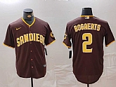 Men's San Diego Padres #2 Xander Bogaerts Brown Cool Base Stitched Jersey,baseball caps,new era cap wholesale,wholesale hats