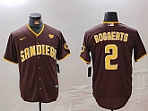 Men's San Diego Padres #2 Xander Bogaerts Brown With PS Patch Cool Base Stitched Jersey,baseball caps,new era cap wholesale,wholesale hats