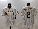 Men's San Diego Padres #2 Xander Bogaerts White Cool Base Stitched Jersey,baseball caps,new era cap wholesale,wholesale hats