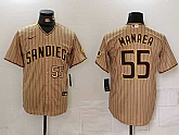 Men's San Diego Padres #55 Sean Manaea Khaki Cool Base Stitched Jerseys,baseball caps,new era cap wholesale,wholesale hats