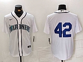 Men's Seattle Mariners #42 Jackie Robinson White Cool Base Stitched jersey,baseball caps,new era cap wholesale,wholesale hats