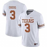 Men's Texas Longhorns #3 Quinn Ewers White Stitched Jersey Dzhi,baseball caps,new era cap wholesale,wholesale hats