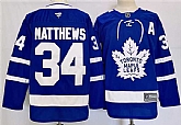 Men's Toronto Maple Leafs #34 Auston Matthews Blue 2024-25 Stitched Jersey,baseball caps,new era cap wholesale,wholesale hats