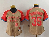 Women's Baltimore Orioles #35 Adley Rutschman Number Cream 2024 All Star Limited Stitched Jersey,baseball caps,new era cap wholesale,wholesale hats