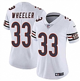 Women's Chicago Bears #33 Ian Wheeler White 2024 Vapor Football Stitched Jersey Dzhi,baseball caps,new era cap wholesale,wholesale hats