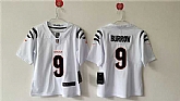 Women's Cincinnati Bengals #9 Joe Burrow White Vapor Stitched Jersey,baseball caps,new era cap wholesale,wholesale hats