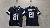 Women's Dallas Cowboys #21 Ezekiel Elliott Navy 2023 F.U.S.E. Limited Stitched Jersey,baseball caps,new era cap wholesale,wholesale hats