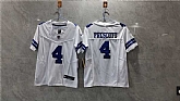 Women's Dallas Cowboys #4 Dak Prescott White 2023 F.U.S.E. Limited Stitched Jersey,baseball caps,new era cap wholesale,wholesale hats