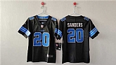 Women's Detroit Lions #20 Barry Sanders Black Vapor Stitched Jersey,baseball caps,new era cap wholesale,wholesale hats