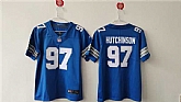 Women's Detroit Lions #97 Aidan Hutchinson Blue Vapor Stitched Jersey,baseball caps,new era cap wholesale,wholesale hats