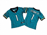 Women's Jacksonville Jaguars #1 Travis Etienne JR Teal 2024 F.U.S.E. Prowler Throwback Vapor Limited Stitched Jersey,baseball caps,new era cap wholesale,wholesale hats