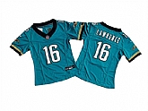 Women's Jacksonville Jaguars #16 Trevor Lawrence Teal 2024 F.U.S.E. Prowler Throwback Vapor Limited Stitched Jersey,baseball caps,new era cap wholesale,wholesale hats