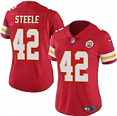 Women's Kansas City Chiefs #42 Carson Steele Red Vapor Untouchable Limited Stitched Jersey Dzhi,baseball caps,new era cap wholesale,wholesale hats