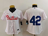 Women's Philadelphia Phillies #42 Jackie Robinson White Cool Base Stitched Jersey,baseball caps,new era cap wholesale,wholesale hats