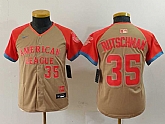 Youth Baltimore Orioles #35 Adley Rutschman Number Cream 2024 All Star Limited Stitched Jersey,baseball caps,new era cap wholesale,wholesale hats