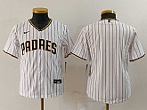 Youth San Diego Padres Blank White 2023 Cool Base Stitched Jersey,baseball caps,new era cap wholesale,wholesale hats