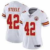 Women's Kansas City Chiefs #42 Carson Steele White Vapor Untouchable Limited Stitched Jersey Dzhi,baseball caps,new era cap wholesale,wholesale hats