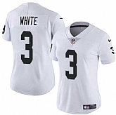 Women's Las Vegas Raiders #3 Zamir White White Vapor Stitched Jersey Dzhi,baseball caps,new era cap wholesale,wholesale hats