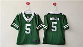 Women's New York Jets #5 Garrett Wilson Green Vapor Stitched Jersey,baseball caps,new era cap wholesale,wholesale hats