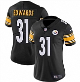 Women's Pittsburgh Steelers #31 Daijun Edwards 2024 Black Vapor Stitched Jersey Dzhi,baseball caps,new era cap wholesale,wholesale hats