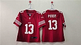 Women's San Francisco 49ers #13 Brock Purdy Red Vapor Stitched Jersey,baseball caps,new era cap wholesale,wholesale hats