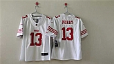 Women's San Francisco 49ers #13 Brock Purdy White Vapor Stitched Jersey,baseball caps,new era cap wholesale,wholesale hats