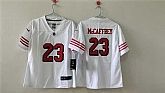 Women's San Francisco 49ers #23 Christian McCaffrey White 2nd Alternate Stitched Jersey,baseball caps,new era cap wholesale,wholesale hats