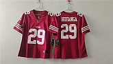 Women's San Francisco 49ers #29 Talanoa Hufanga Red Vapor Stitched Jersey,baseball caps,new era cap wholesale,wholesale hats