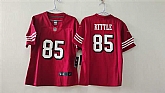 Women's San Francisco 49ers #85 George Kittle Red Vapor Alternate Stitched Jersey,baseball caps,new era cap wholesale,wholesale hats