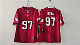 Women's San Francisco 49ers #97 Nick Bosa Red Alternate Vapor Stitched Jersey,baseball caps,new era cap wholesale,wholesale hats