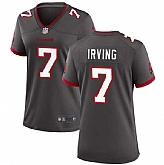 Women's Tampa Bay Buccaneers #7 Bucky Irving Gray Stitched Game Jersey Dzhi,baseball caps,new era cap wholesale,wholesale hats