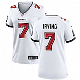 Women's Tampa Bay Buccaneers #7 Bucky Irving White Stitched Game Jersey Dzhi,baseball caps,new era cap wholesale,wholesale hats