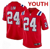 Youth New England Patriots #24 Ty Law Nike Red Alternate Vapor Limited Jersey Dzhi,baseball caps,new era cap wholesale,wholesale hats