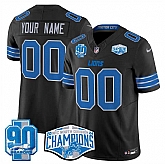 Men & Women & Youth Detroit Lions Active Player Custom Black 2024 NFC North Champions 90th Anniversary Patch F.U.S.E. Vapor Limited Stitched Jersey,baseball caps,new era cap wholesale,wholesale hats