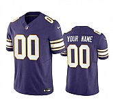 Men & Women & Youth Minnesota Vikings Active Player Custom Purple 2023 F.U.S.E. Throwback  Vapor Limited Stitched Football Jersey,baseball caps,new era cap wholesale,wholesale hats