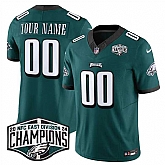 Men & Women & Youth Philadelphia Eagles Active Player Custom Green 2024 NFC East Champions F.U.S.E. Vapor Untouchable Limited Stitched Football Jersey,baseball caps,new era cap wholesale,wholesale hats