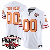 Men & Women & Youth Tampa Bay Buccaneers Active Player Custom White F.U.S.E. 2024 NFC South Champions Limited Stitched Jersey,baseball caps,new era cap wholesale,wholesale hats