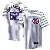 Men's Chicago Cubs #52 Pete Crow-Armstrong White 2024 Cool Base Stitched Jersey Dzhi,baseball caps,new era cap wholesale,wholesale hats