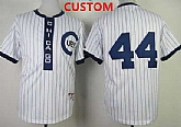 Men's Chicago Cubs Custom 1909 White Pullover Jersey,baseball caps,new era cap wholesale,wholesale hats