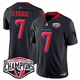 Men's Houston Texans #7 C.J. Stroud Navy 2nd Alternate F.U.S.E. 2024 AFC South Division Champions Vapor Limited Stitched Jersey,baseball caps,new era cap wholesale,wholesale hats