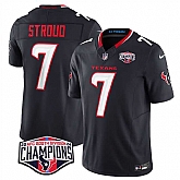 Men's Houston Texans #7 C.J. Stroud Navy F.U.S.E. 2024 AFC South Division Champions Vapor Limited Stitched Jersey,baseball caps,new era cap wholesale,wholesale hats