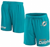 Men's Miami Dolphins Aqua Shorts,baseball caps,new era cap wholesale,wholesale hats