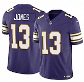 Men's Minnesota Vikings #13 Daniel Jones Purple 2023 F.U.S.E. Throwback Vapor Untouchable Limited Stitched Jersey,baseball caps,new era cap wholesale,wholesale hats